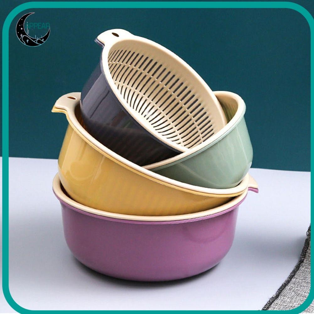 Appear Wash & Drainer ตะกร้าคอนเทนเนอร์ตะกร้าผักเครื่องมือห้องครัวผักสดตะกร้าผลไม้