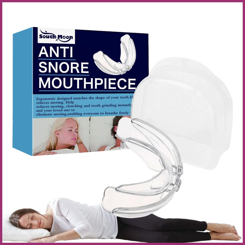 Snore Mouth Guard Sleep Mouthpiece Anti Snoring อุปกรณ์นํากลับมาใช้ใหม่ Sleep Mouthpiece Snoring ลด 