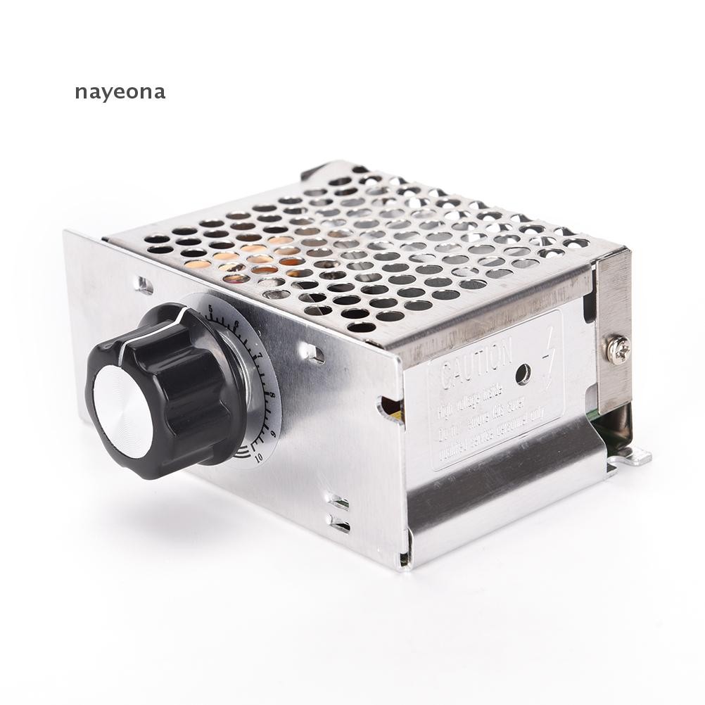 [NAY] 4000w 220V AC SCR โมดูลควบคุมไฟความเร็วมอเตอร์ ตัวควบคุมแรงดันไฟฟ้า หรี่ไฟ ขายร้อน EON