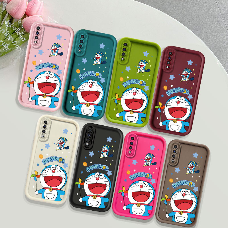 Glad Doraem พร้อม guffaw เคสโทรศัพท์สําหรับ Samsung Galaxy A02 A02S M02 M02S A03 A03 Core A04 A05 A10 M10 A10S A11 M11 ซิลิโคนอ่อนนุ่มสวมใส่กรณี