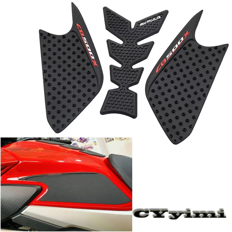 สําหรับ CB500X รถจักรยานยนต์ Anti slip ถัง Pad สติกเกอร์ Pad ด้านข้างเข่า Grip Protector CB500X cb 500X cb 500 x 2017-2020