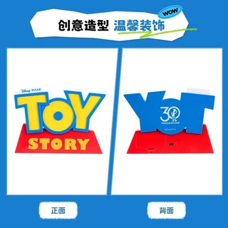 MINISO MINISO สินค้าพรีเมี่ยม Disney Pixar LED Night Light เครื่องประดับ Cinnamon Dog Kuromi อินเทอร์เฟซ USB