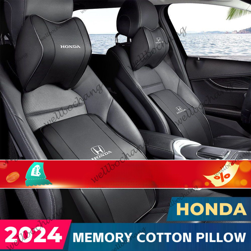 เหมาะสําหรับ HONDA CR-V Civic Jazz Accord CRV HRV ODYSSEY หมอนรองศีรษะคอหมอนรถเบาะหลังเอวชุดหมอน