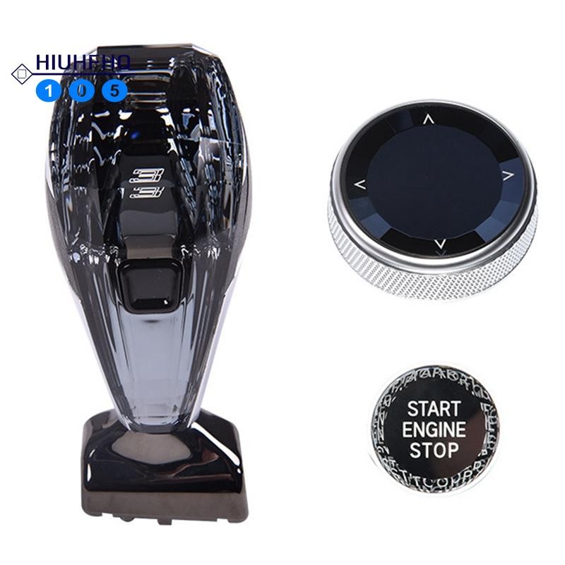 Hiuhfhq106Carคริสตัลเกียร์Shift Knob Leverสําหรับ 2 3 4 Series I3i4iX3X5X6X7 คริสตัลเกียร์Handle Non