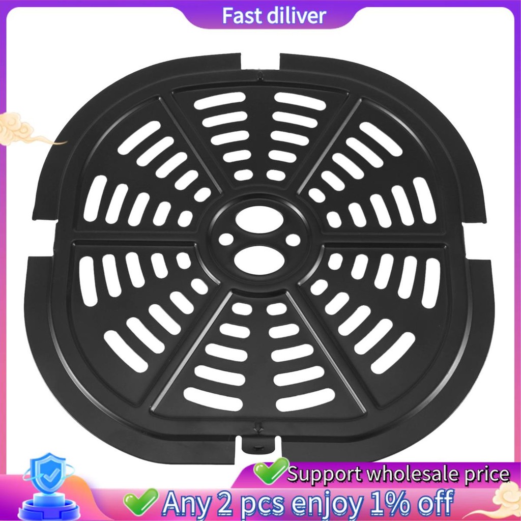 Air Fryer กระทะย่าง Square Non-Stick Air Fryer BBQ กรอบแผ่นถาดสําหรับ 5QT Air Fryers 8 ใน Square Non