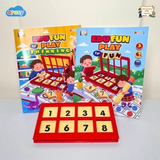 เล่น คุณสนุก (หนังสือคําถามกรอบสนุกเป็นพิเศษ) หนังสือเกมตรรกะสําหรับเด็กวัยหัดเดิน