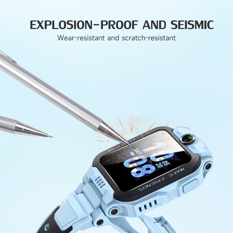 【สาย+ฟิล์ม】สำหรับ Imoo Z7/Z6/Z1 หัวเข็มขัดแม่เหล็กแบบแฟลช+ฟิล์ม🔥Imoo Z6 สายรัดคริสตัลโปร่งแสง🔥imoo Z7/Z1 ฟิล์มแก้วนิรภัย - รูปที่ 3