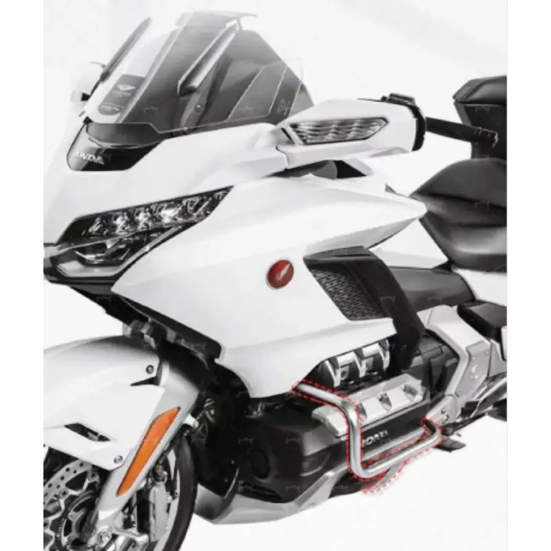 แถบป้องกันกันชนสําหรับ HONDA Gold Wing 1800 GL1800 F6C Goldwing GL-1800 2018-2022 304 สแตนเลส Crash 
