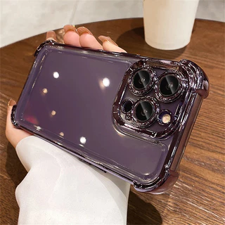 สําหรับ OPPO Reno 15F 15 Pro Max Reno 15 Pro Mini โปร่งใสชุบเคสโทรศัพท์ป้องกันกล้องถุงลมนิรภัยกันกระแทกฝาครอบซิลิโคนอ่อนนุ่ม