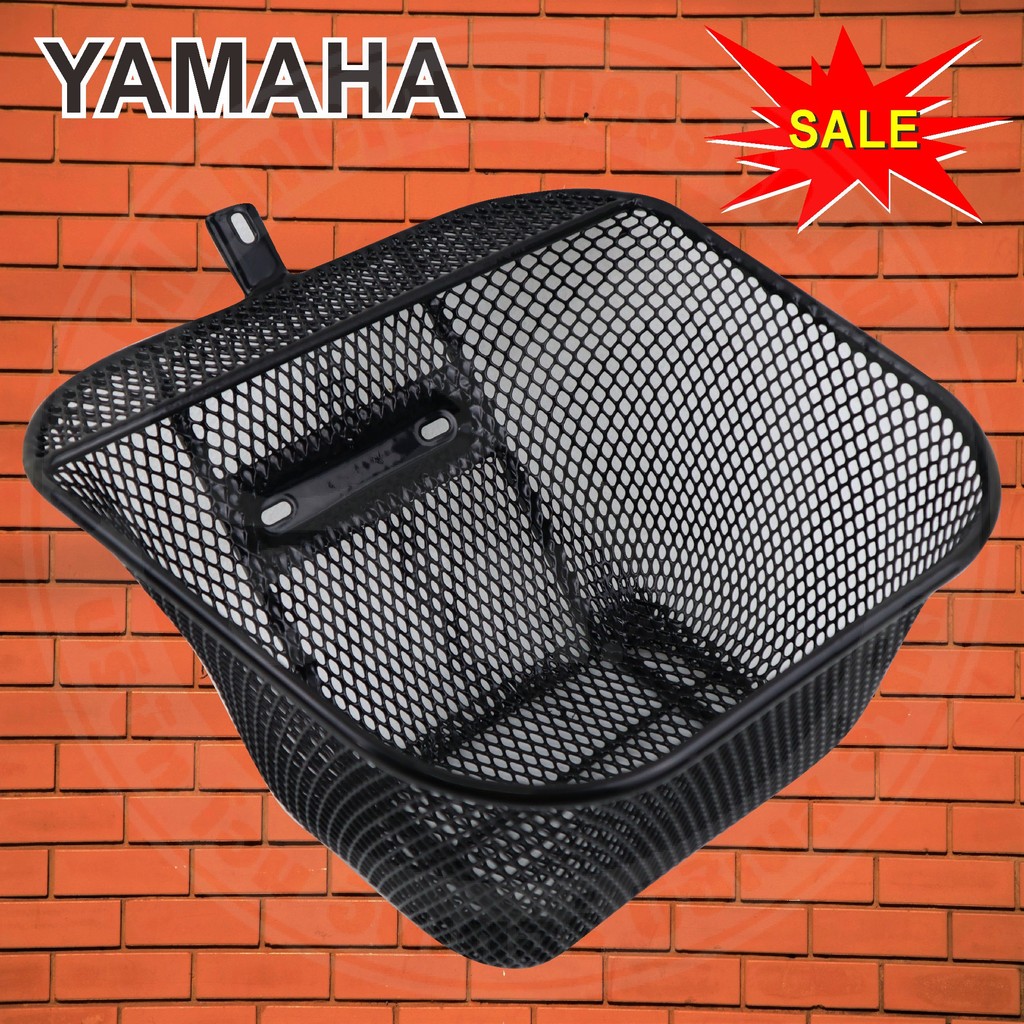 รวมอุปกรณ์แต่ง ชุดตะกร้ารถ suzuki smash ตะกร้าหน้า Mate ตะกร้ามอไซค์ Finn,Spark115i,RC100 จุกลม สีแด