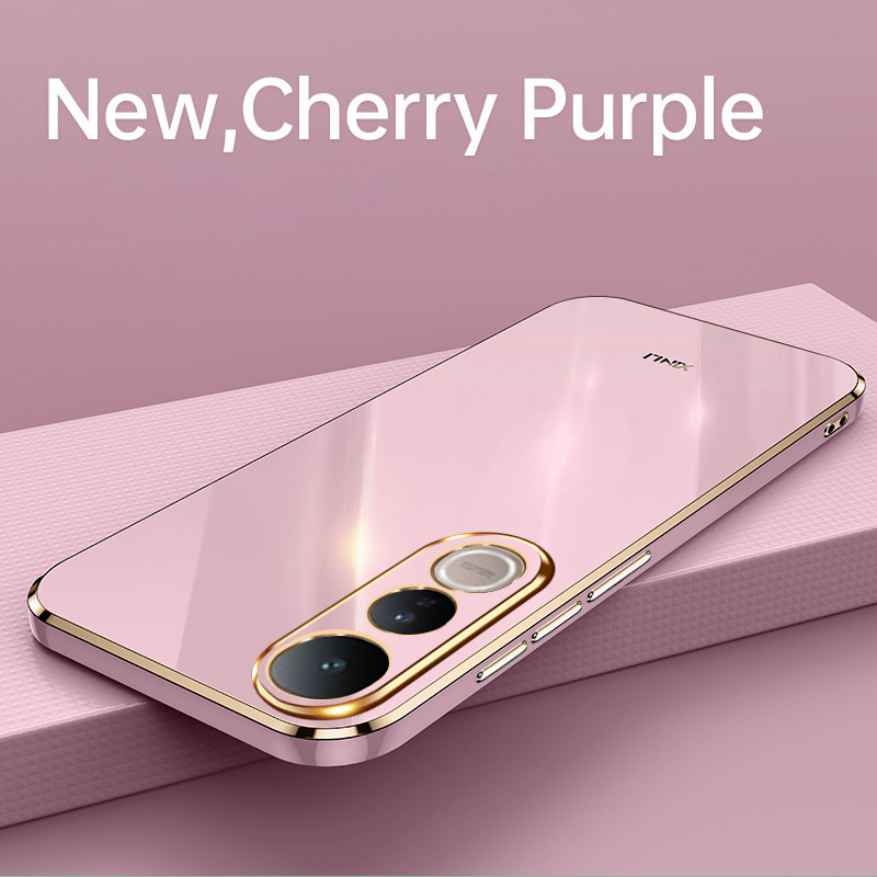 สําหรับ Vivo V50 Lite 5G กรณีป้องกันไฟฟ้ากันกระแทกสําหรับ VIVO V50Lite 5G V2440 โทรศัพท์ปลอกซิลิโคน 