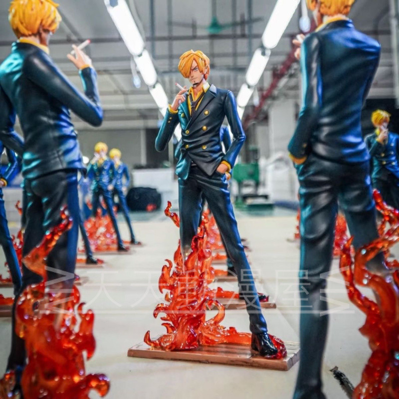 ดราก้อนบอลรุ่น เจที โรงงานรูปปั้นบราเดอร์ปีศาจสไตล์ฟุต ค2 ซันจิ ยืนซันจิตุ๊กตาตกแต่งกล่องของขวัญชนิดบรรจุกล่อง