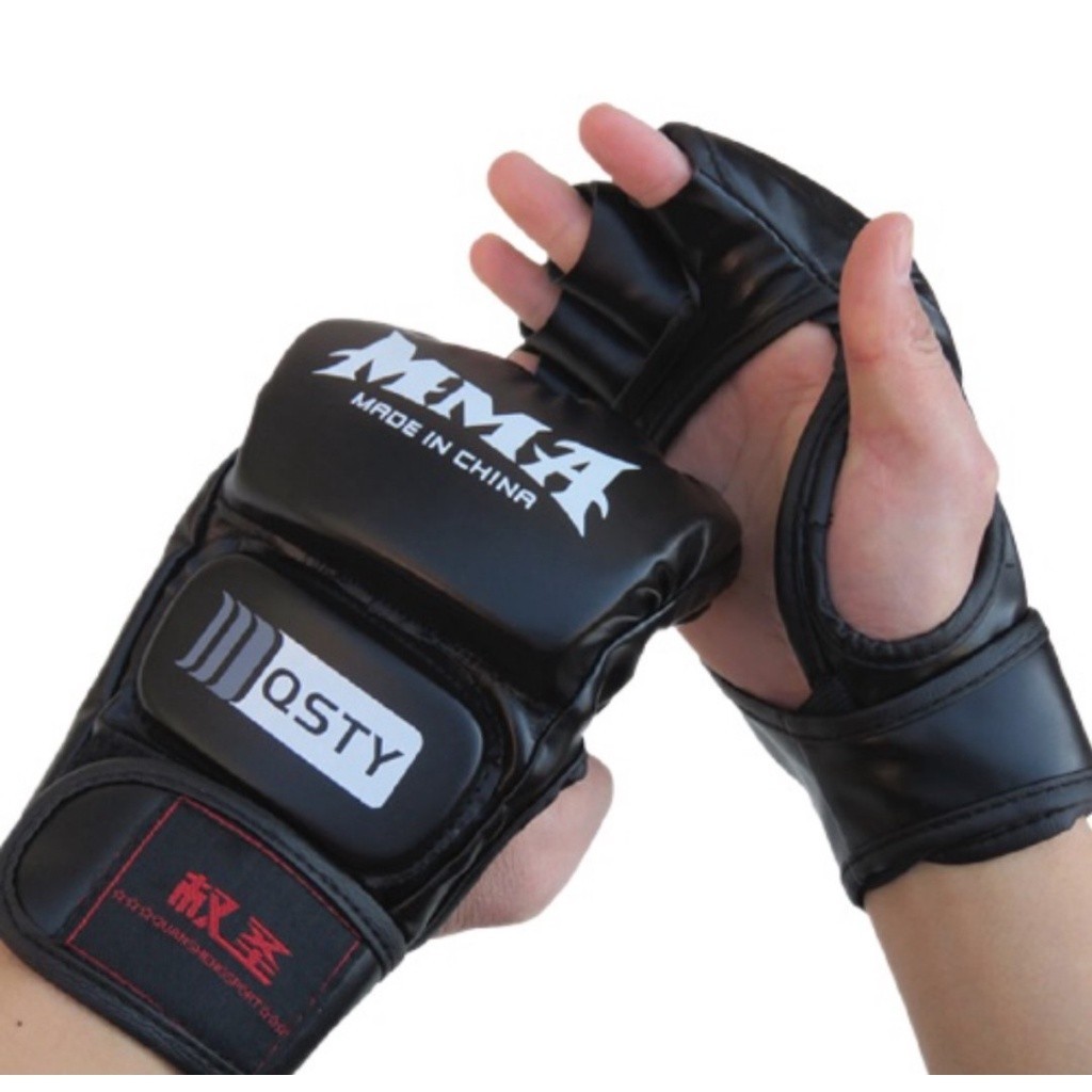 [SP366] MUAY THAI BOXING MMA UFC BOXING GLOVES สําหรับเด็กและผู้ใหญ่ถุงมือหนัง PxL 22x12