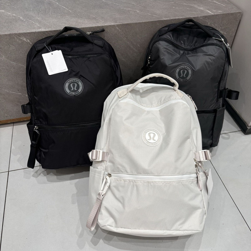 Lulu Backpack 22L New Crew School Bag Backpack Travel Yoga Commuter Waterproof Men Women Style Bag