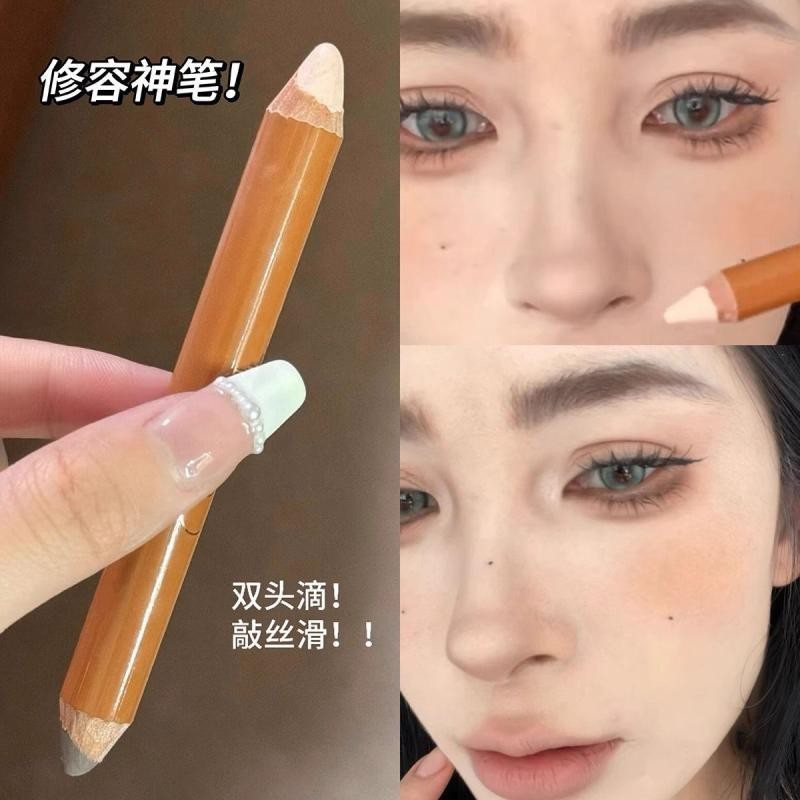 Double-ended Contour Stick Contour ปากกา Shadow ooo 3D Highlighter Matte Face Brightening Nose Shado