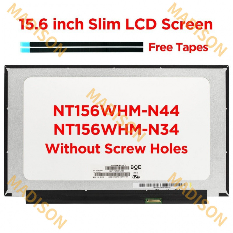 จอแสดงผล LED ทดแทน B156xtn08.0 NT156WHM-N44 hd1366x768 30pin EDP 15.6" นิ้ว หน้าจอ LCD สำหรับแล็ปท็อ
