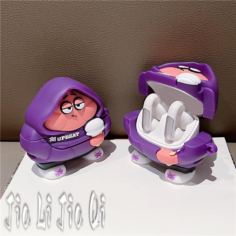 เคสหูฟังแบบนุ่มลายการ์ตูน Patrick Star สําหรับ Ugreen HiTune S5 พร้อมตะขอ