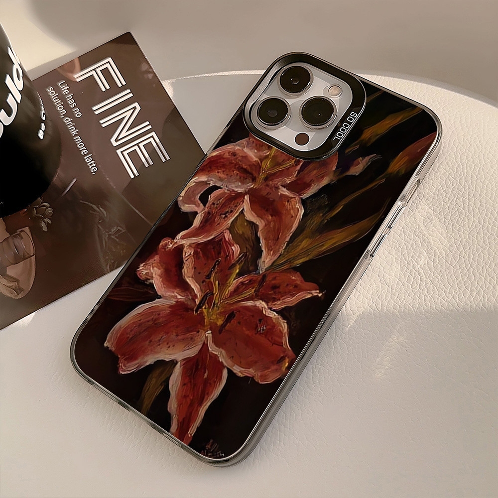 เคสโทรศัพท์ For iPhone 11 13 16 pro max Case iPhone 13 14 15 pro max 12 13 pro max 7 8 Plus XR XS Max IMD สีขั้นสูง INS - รูปที่ 6