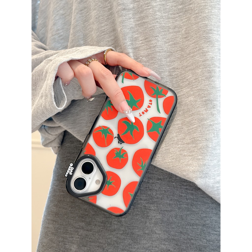 Oxygendog case เคสไอโฟน ลาย หมี มะเขือเทศ For iPhone 17ProMax 17Pro 17 16ProMax 16 15ProMax 15 14 13 รูปที่ 4