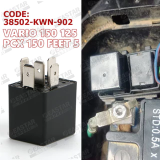 รีเลย์สตาร์ท รีเลย์หลัก รีเลย์ควบคุมไฟ PCX150 CLICK125I SCOOPYI 4ขา ศูนย์ 38502-KWN-902