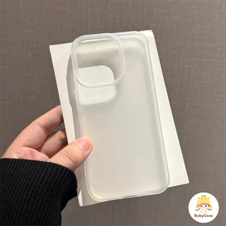 เคสไอโฟน 11 15 สำหรับ iPhone 17 13 16 15 11 12 14 Pro Max 7 8 15 16 Plus XR X XS MAX SE 2020 ปกอ่อนสีพื้นเรียบสดชื่น