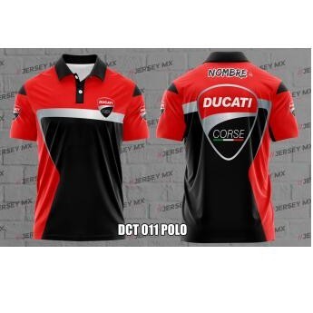 เสื้อยืด Ducati Corse Racing Spirit แขนสั้น สำหรับแฟนพันธุ์แท้มอเตอร์สปอร์ต