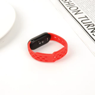 สายรัดยางกีฬาสำหรับ for Xiaomi Mi Band 10/9/8 สายรัดยางอ่อนสำหรับ for Smartwatch MiBand 9/8 NFC