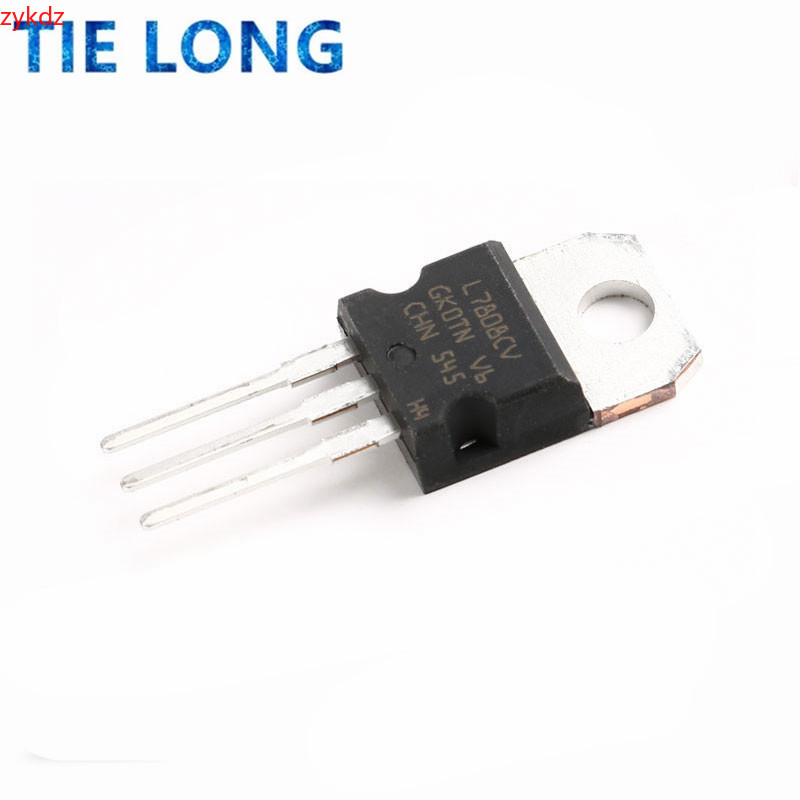 10PCS L7808CV TO220 L7808 TO-220 7808 LM7808 MC7808 IC ใหม่และต้นฉบับ