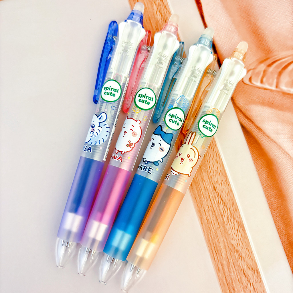 ญี่ปุ่น Sun Star chikawa chikawa Limited Baile frixion ปากกาลบได้สามสีปากกาเจลสี