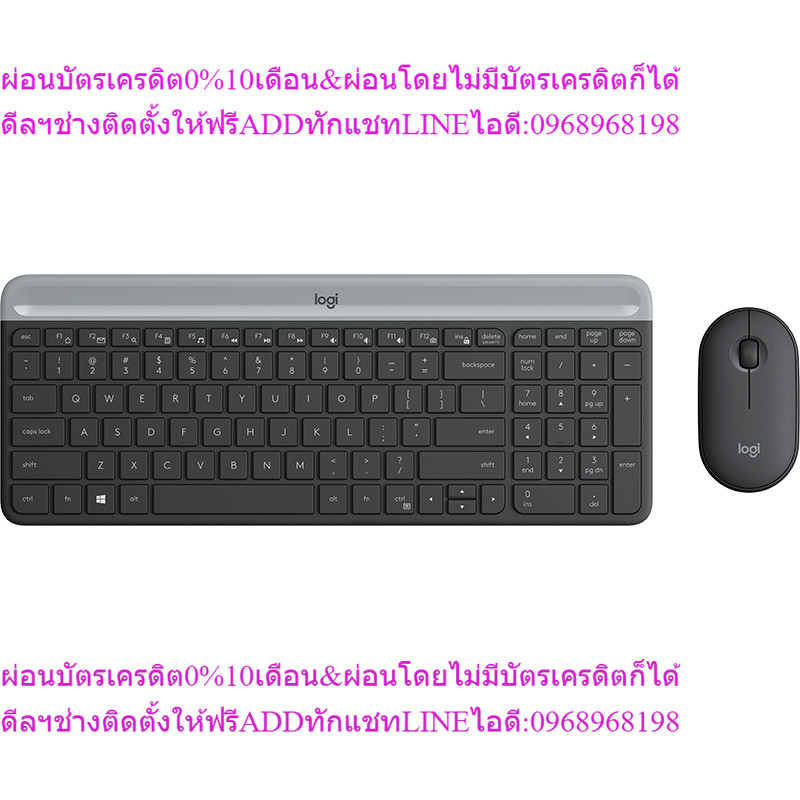 LOGITECH MK470 GRAPHITE Slim Wireless Combo (1Y) IP7-000980