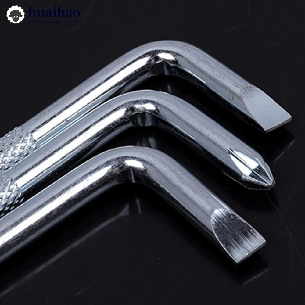 HUAIHAO 1 PC Z ประเภท 6 มม. Slotted Cross ไขควงสองหัวไขควงเครื่องมือในครัวเรือน Auto Repair เครื่องม
