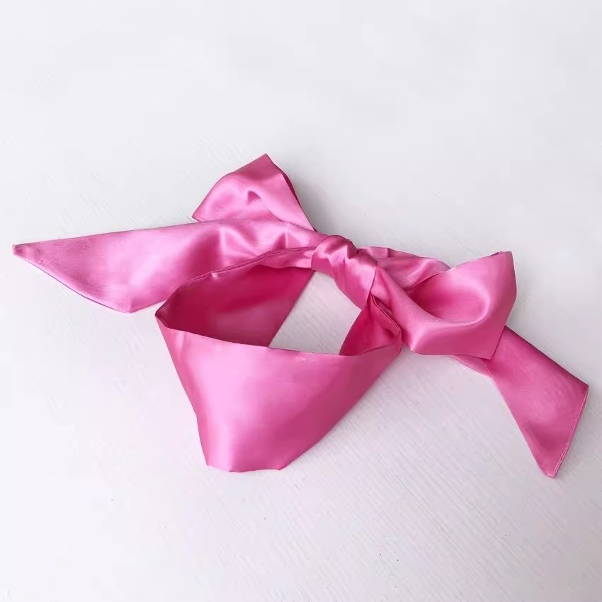 SexyNight💌💌มาส์กตาผ้าซาติน การบล็อคแสง ผ้าปิดตาผู้หญิง สวมใส่สบาย ไม่ระคายเคือง cosplay หลายสี - รูปที่ 7