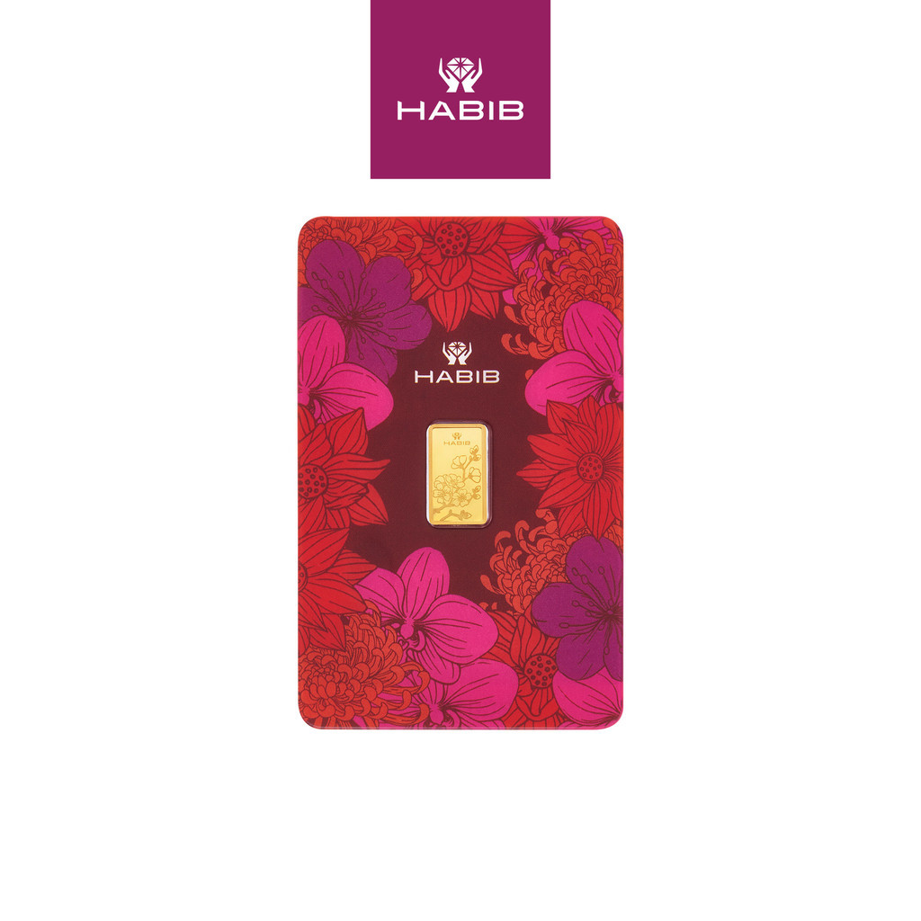 TT4 HABIB 0.5g 999.9 Gold Bar (Four Seasons) - ผลิตโดย LBMA Goods Delivery Refiner