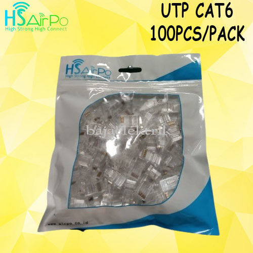 HSAIRPO CONNECTOR RJ45 UTP CAT6E
