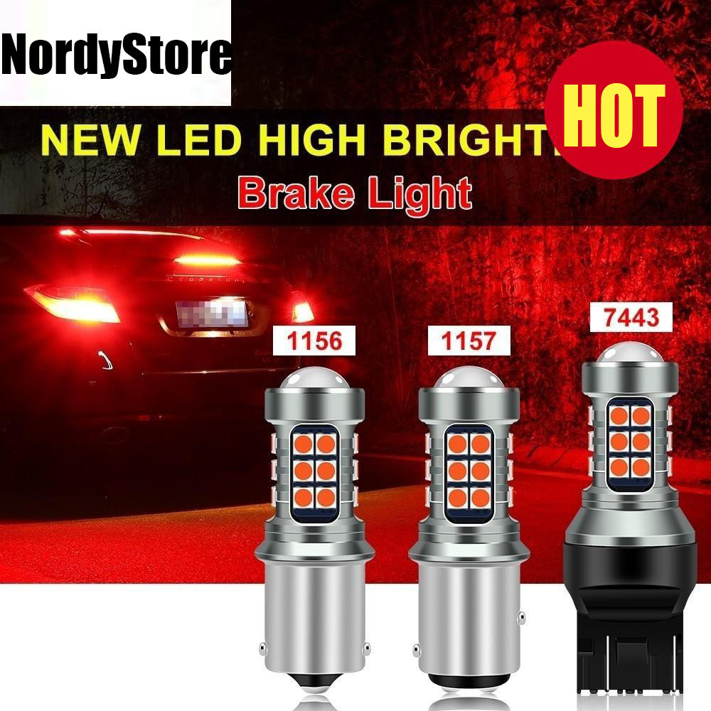 1 ชิ้น T20 7440 W21W/7443/1157 BAY15D/1156 หลอดไฟเบรก LED, ไฟท้าย Strobe Flash & Non-Flash Reverse Light.