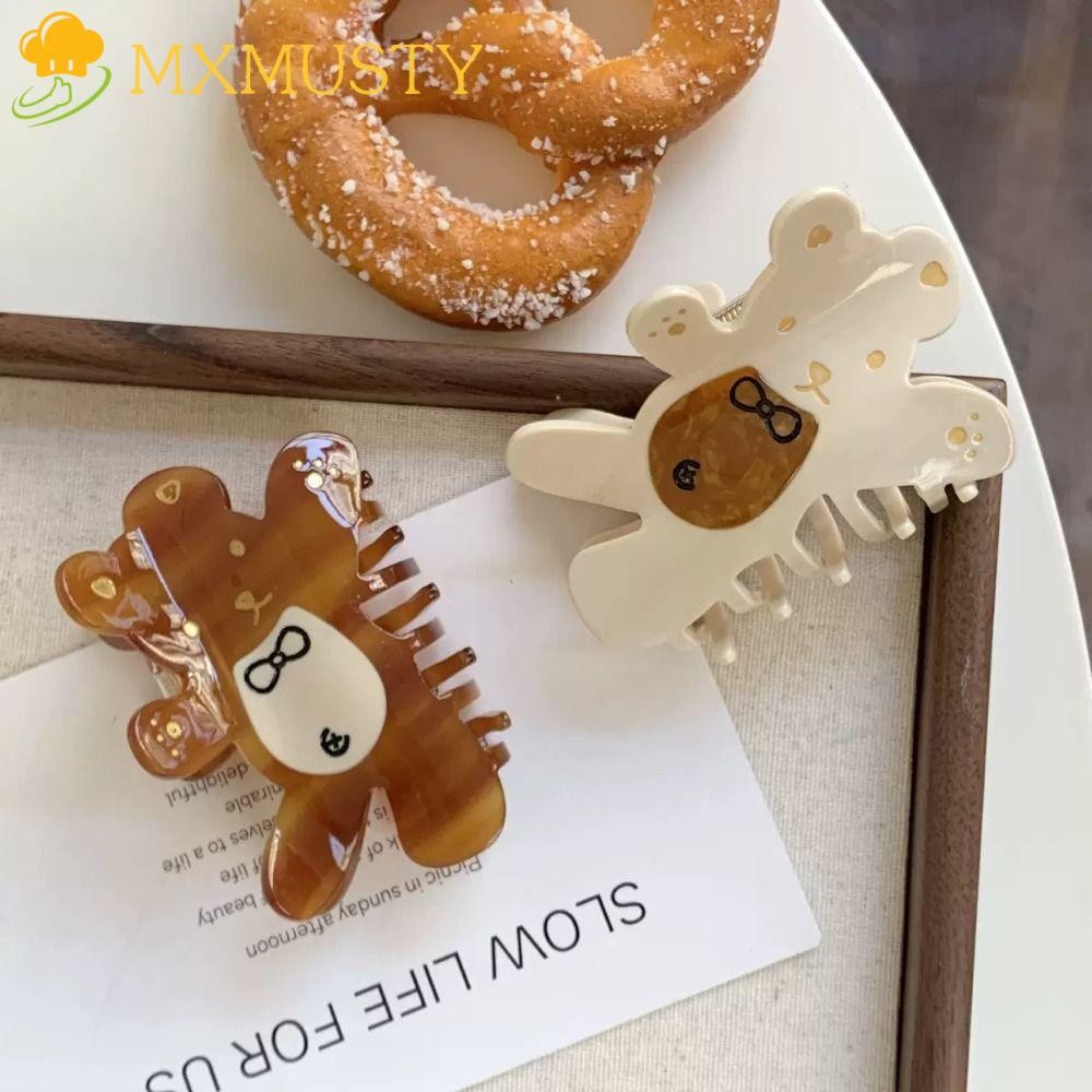 MXMUSTY หมีฉลามน่ารัก คลิปผม สร้อยผมสไตล์เกาหลี ออกแบบสร้างสรรค์ เพื่ออุปกรณ์แต่งผมขนาดเล็ก