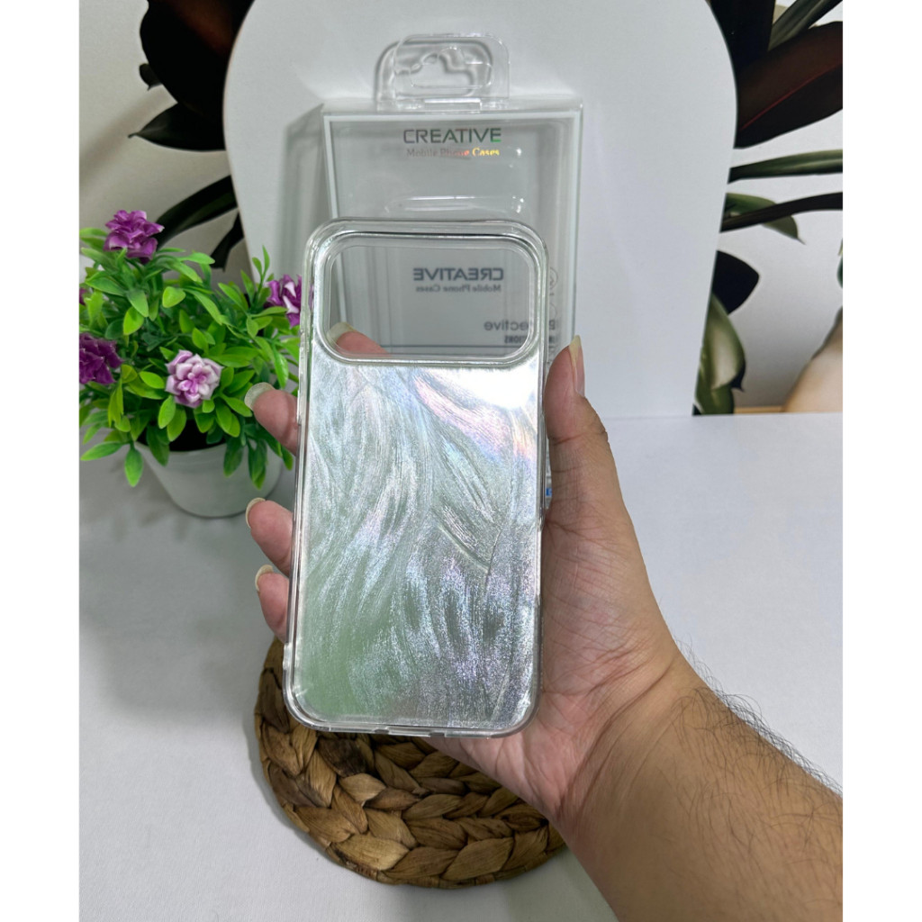 เคส SNAPFIT iPhone 17 Pro Max 17 Pro SNAPFIT เคสฝาครอบป้องกันไล่โทนสีสีเงินหรูหรา