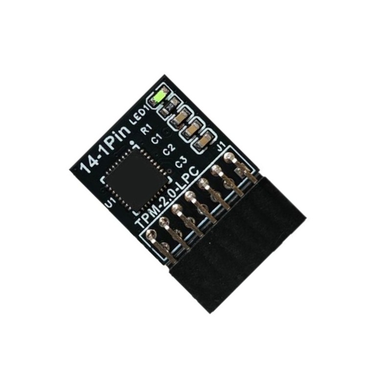 CH TPM2 0 14Pin LPC Trusted Platform Module อะแดปเตอร์คอมพิวเตอร์ TPM2 0 โมดูลรักษาความปลอดภัย