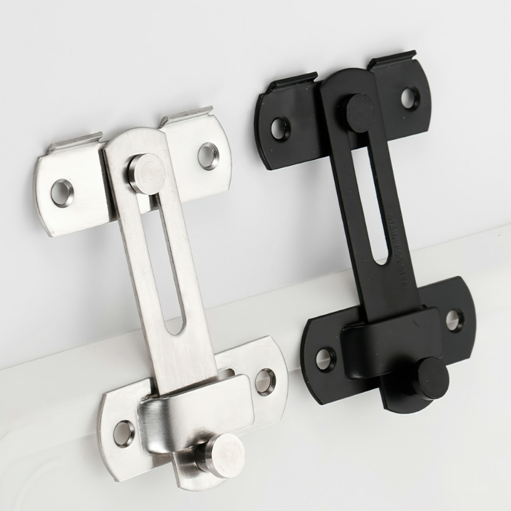 กลอนล็อคประตูและสลักล็อคประตูทําจากสแตนเลสที่ทนทานและแข็งแรง MU888