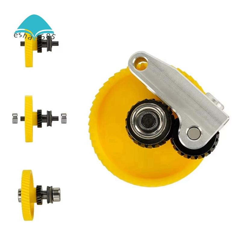 Eshai585drive ชุดเกียร์สําหรับ P1S P1P X1 Carbon X1C อัพเกรดเคลือบ Dual Drive Gear Extruder Kit