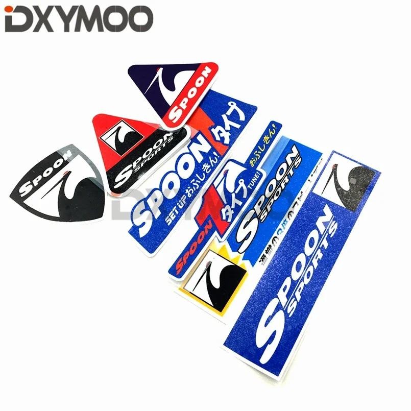 ญี่ปุ่น JDM GK5 สติกเกอร์รถสะท้อนแสงหน้าต่างอัตโนมัติทั้งรถจักรยานยนต์ไวนิล Decals สําหรับ SPOON SPO