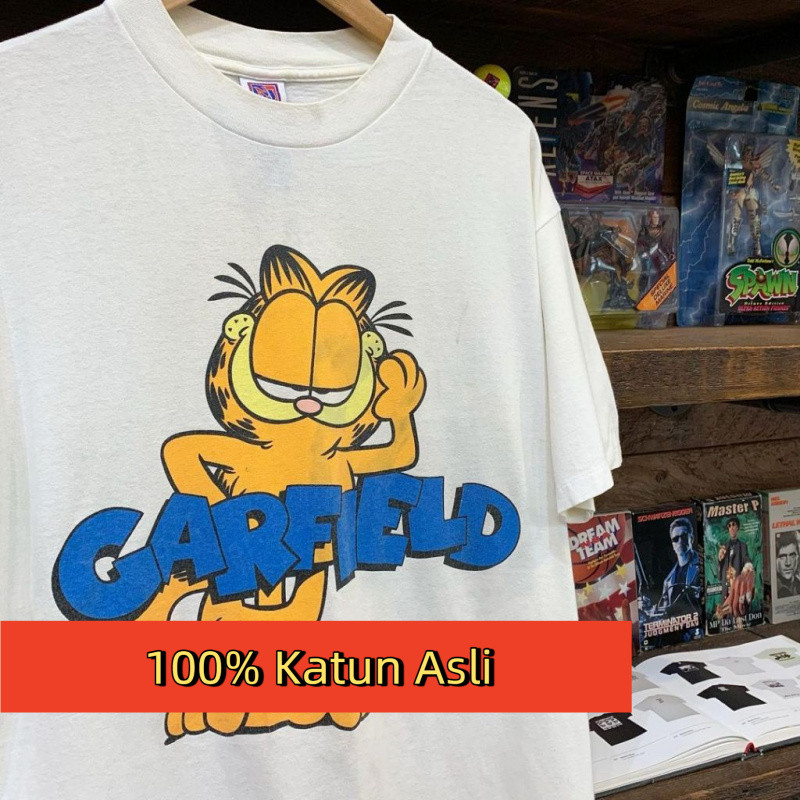 เสื้อยืด Garfield Distro - American 90s Retro Style