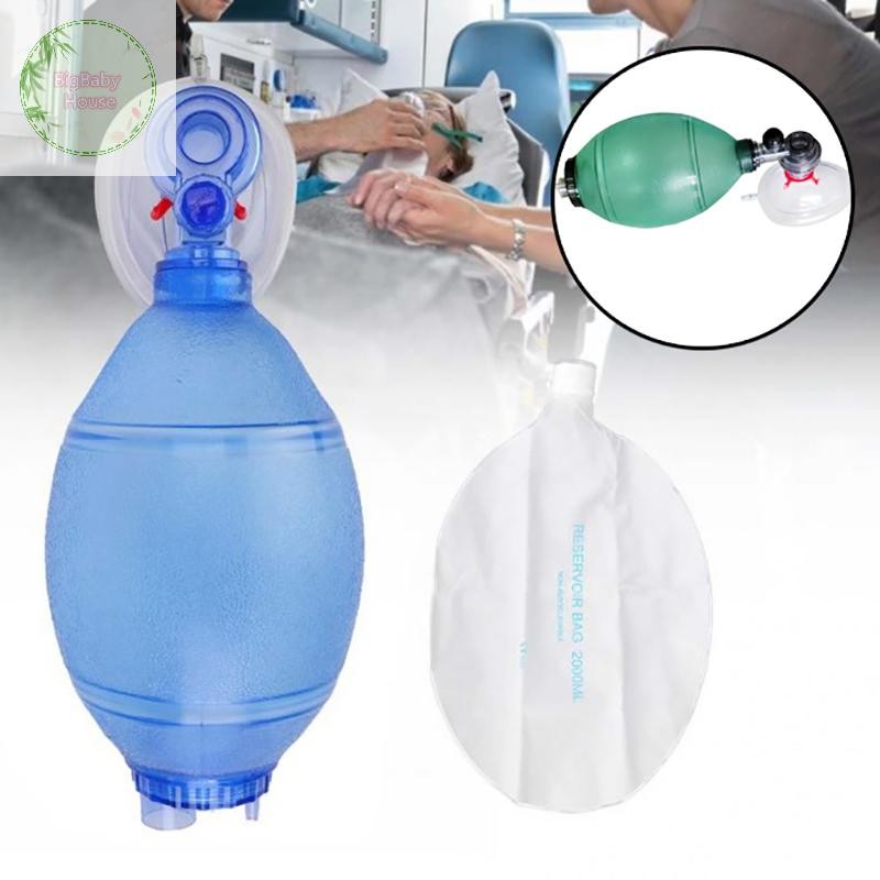 BigBabyHouse Simple Self-help Manual Resuscitator ท่อออกซิเจน Reservoir Bag Ambu Bag กระเป๋า PVC TH