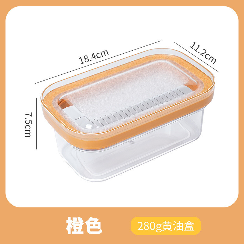 กล่องตัดเนยปิดผนึกกล่องเก็บชีสชีสพร้อมฝาปิดกล่องเก็บของสดกล่องเก็บเนย - รูปที่ 4