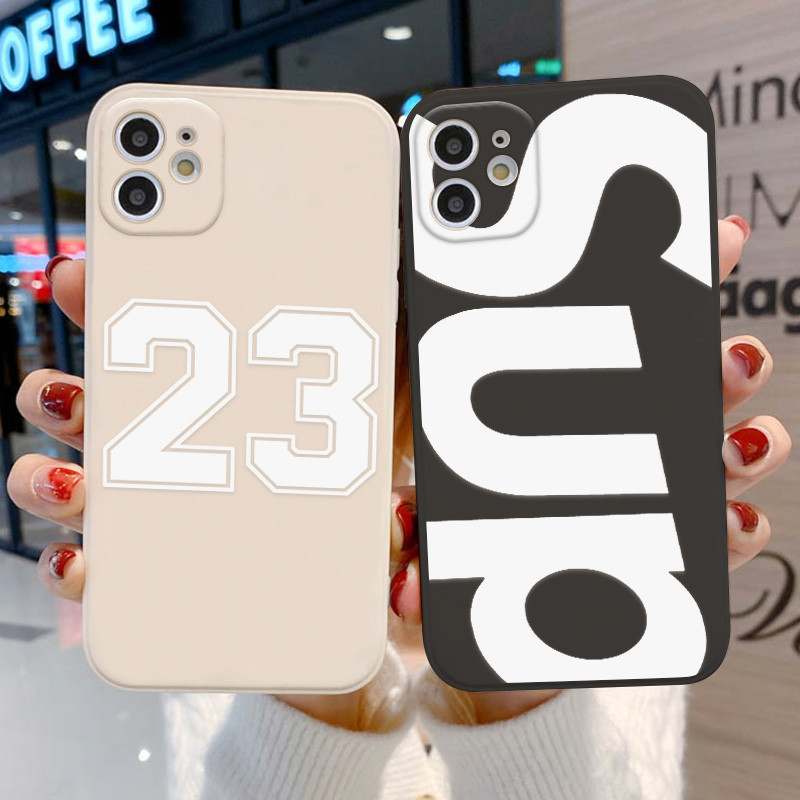 For Samsung A57 A17 A07 A37 A05S A55 A56 A16 A06 A15 A14 A54 S25 ปลอกซิลิโคนเหลวขอบตรงนิ่มTPUป้องกันโทรศัพท์มือถือกรณี