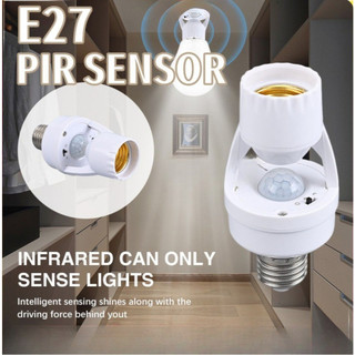 AC 110-220V E27 Induction Lamp Holder 360 Degree Pir Induction Motion Sensor IR Infrared Human Body