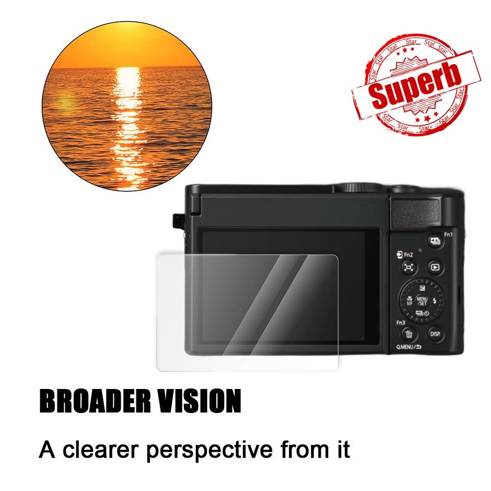 สําหรับ Lumix Dc-tz99$ สําหรับ Panasonic Zs99 Tz99 ฟิล์มกล้องฟิล์มกระจกนิรภัยป้องกันหน้าจอ L6q3