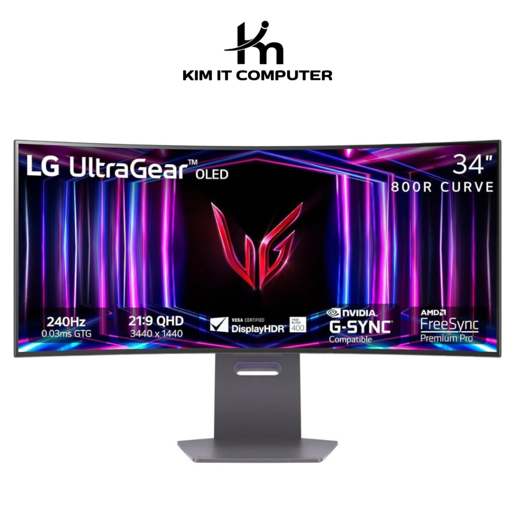 LG Ultragear OLED 34GS95QE 34" 240Hz WQHD (3440 x 1440) 21:9 Curved (800R) OLED Gaming Monitor