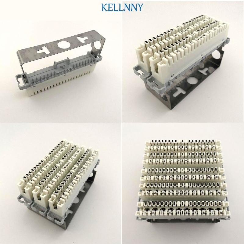 Kelln 1 PC MT-2201 Kron ประเภทกลับ Mount สําหรับ Krone LSA โมดูล 1 2 3 5 แถว Krone LSA โมดูลวงเล็บ