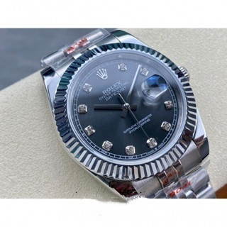 Rolex Datejust 36/41MM Round Mens Watch RZ608 Elegant and Subtle มัลติฟังก์ชั่นสแตนเลสนาฬิกากลไกอัตโ